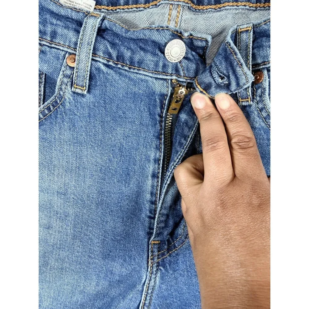 Levi's Premium 514 Straight Jeans Men's W34 L30 Blue Stretch Water<Less Denim